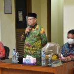 Sertijab Disdik Lamtim dari Plt Syahmin Saleh ke Plt Masran Bupati Dawam Berikan Sambutan