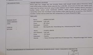 Pencuri Uang Cungkil Lemari, Korban Laporkan di Polsek Mapsu