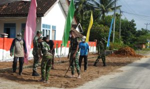 Lestarikan Gotong-royong, Satgas TMMD 110 Bersama Warga Sukorahayu 