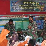 80 Personil Satgas TMMD Lamtim Terima Vaksinasi Tahap II