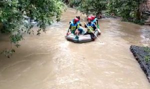 Tim Tagana Lebak Lakukan Pencarian Korban Hanyut Terseret Arus di Sungai Cisangu