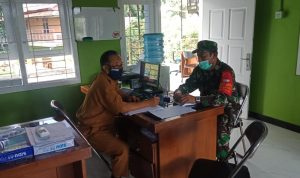 Serka Edi dan Serka M Gultom laksanakan Kosmos Bersama Aparat Pemerintah