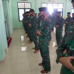 Kodim 0429/Lamtim Gelar Sholat Ghoib Atas Musibah Tenggelamnya Kapal Nanggala 402