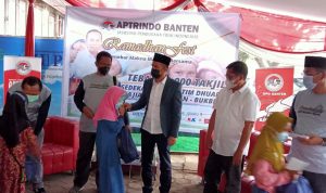 Penutupan “Ramadhan Fest”, APTRINDO Banten Santuni 100 Anak Yatim dan Bagi 15.000 Takjil