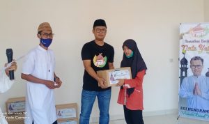 Rumah Tani dan Kapolri Bagikan Ratusan Sembako di Banten