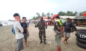 Giat Komsos Membahas Keamanan, Himbauan Para Pengunjung Pantai