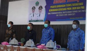 Sekda Kolut Buka Sosialisasi Kemudahan Berusaha kepada Pelaku Usaha PMDN, UKM dan PMA