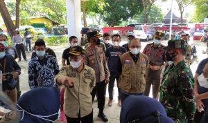 Bupati, Ketua DPRD dan Forkopimda Jeneponto Tinjau Pelaksanaan Vaksinasi di Tiga Puskesmas