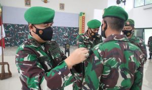 Dandim Lepas 2 Prajuritnya Pindah Satuan Baru