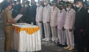 Bupati Drs. H. Nur Rahman Lantik Pejabat Administrator Kab, Kolaka Utara