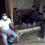 Anggota Koramil 2307/Ciwandan Komsos Bahas Himbauan Wajib