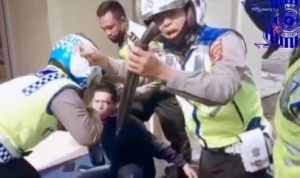Dua Pengendara Motor Diamankan Anggota Sat Lantas Polres Lampura 