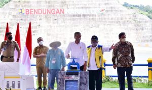 Plt Gubernur Sulsel Dampingi Jokowi Resmikan Bendungan Karalloe di Gowa, Jeneponto