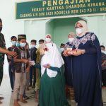 Jumat Berkah, Persit KCK Kodim 0429/Lamtim Kembali Berikan Santunan Anak Yatim