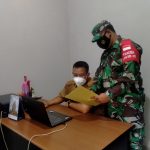 Anggota Koramil 2307/Ciwandan Giat Rutinitas Puan Ter Pendataan Lokasi Terdampak Banjir