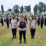 Jelang Pilkades, Polres Lampung Utara Bersama Kodim 0412 Gelar Patroli Skala Besar