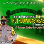 Polres Bangka Barat Ucapkan HUT Kodim 0441 Babar yang ke-3
