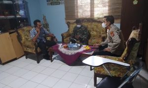 Kapolsek Malingping Polres Lebak Rakor dengan Forkopimcam tentang capaian vaksinas