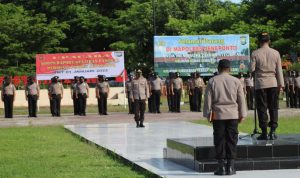 Awal Tahun, 54 Personil Polres Jeneponto Dapat Kenaikan Pangkat, Kapolres Ucapkan Selamat