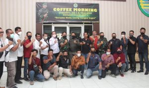Kodim 0413 Bangka Gelar Coffee Morning Bersama Wartawan
