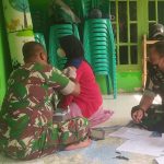 Babinsa Koramil 2306 Mancak Giat Bintahwil Pendampingan Vaksinasi