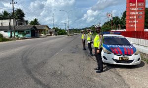 Cegah Pelanggaran dan Kecelakaan Lalu Lintas Sat Lantas Polres Bangka Lakukan Patroli