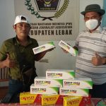 Peduli Kesehatan Wartawan di Lebak, Apotik Sehat dan Gamma Berikan Ribuan Multivitamin