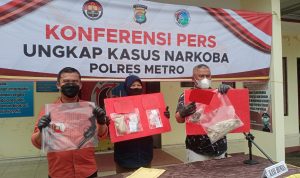 5 Terduga Sindikat Narkoba Berhasil Diringkus Satnarkoba Polres Metro