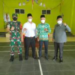 Dampingi Camat Purbolinggo, Babinsa Sertu Tarmuji Hadiri Pelantikan Pilkadus