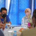 Melati Erzaldi Sambut Menteri Sandi di Pulau Belitung