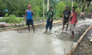 Satgas TMMD Kodim 1427 Pasangkayu Bangun Infrastruktur Desa Wulai