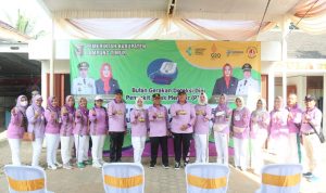 Bupati Dawam Hadiri Kegiatan Germas di Puskesmas Sukadana