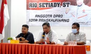 Rio Setiady Anggota DPRD Pangkalpinang Laksanakan Reses di Dua Kecamatan