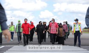 Ketua DPR RI, Puan Maharani Tiba di Provinsi Kepulauan Bangka Belitung