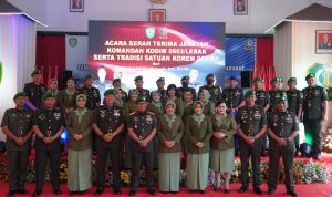 Danrem 064/MY Pimpin Sertijab Dandim 0603/Lebak