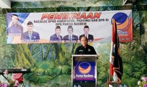 Gelar Pembinaan Bacaleg, DPD NasDem Lebak Siapkan Kader Internal Maju di Pilbup Lebak 2024
