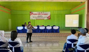 Polwan Polres Lampung Utara Goes To School`