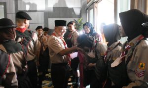 Bupati Dawam Melepas Peserta Jambore Nasional XI Tahun 2022 Lamtim ke Buperta 
