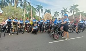 Danrem 045/Gaya Bersama Komunitas Minerba Cycling Club Gelar Gowes Go Green 
