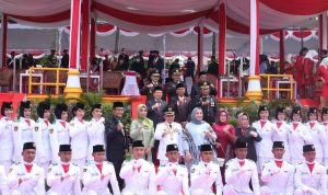 Suasana Sejenak Hening Saat Abang Hertza Bacakan Teks Proklamasi, Peringatan HUT ke-77 di Kota Pangkalpinang