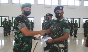 3 Personil Kodim 0429/Lamtim Pindah Satuan ke Mabes TNI