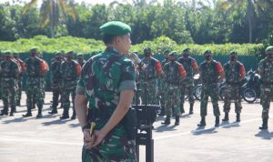 Beri Pengarahan kepada Anggota, Dandim : “TNI Tetap Solid dan Bukan Gerombolan”