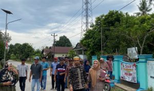Ratusan Warga Lassang Antar Daeng Gassing Mendaftar Cakades Desa Lassang