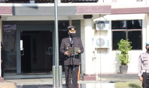 Peringati Hari Kesaktian Pancasila, Polres Lampung Timur Laksanakan Upacara