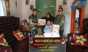 20 Tahun Pengabdian, Delta 2002 Kodim 0429/Lamtim Sambangi Panti Asuhan Asih Ibu