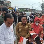 Bupati dan Wakil Bupati Basel Dampingi Presiden Joko Widodo Saat Kunker Kepasar Toboali