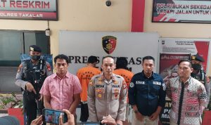 Polres Takalar Rilis Pengungkapan Kasus Curanmor Lintas Kabupaten