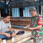 Babinsa Koramil 2304/Anyar, Giat Puan Ter Pendataan Jumlah Daerah Rawan Bencana