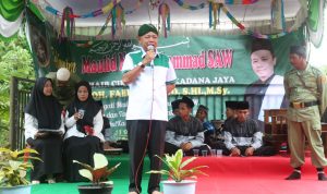 Peringati Maulid Nabi Muhammad SAW 1442 H di Sukadana Bupati Sampaikan Wejangan dalam Sambutannya