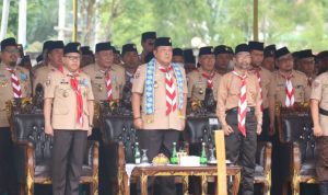 Selaku Ka Mabida Arinal Djunaidi Jadi Pembina Peringatan Hari Pramuka ke-61 